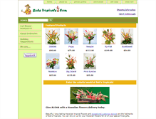 Tablet Screenshot of bobstropicals.com